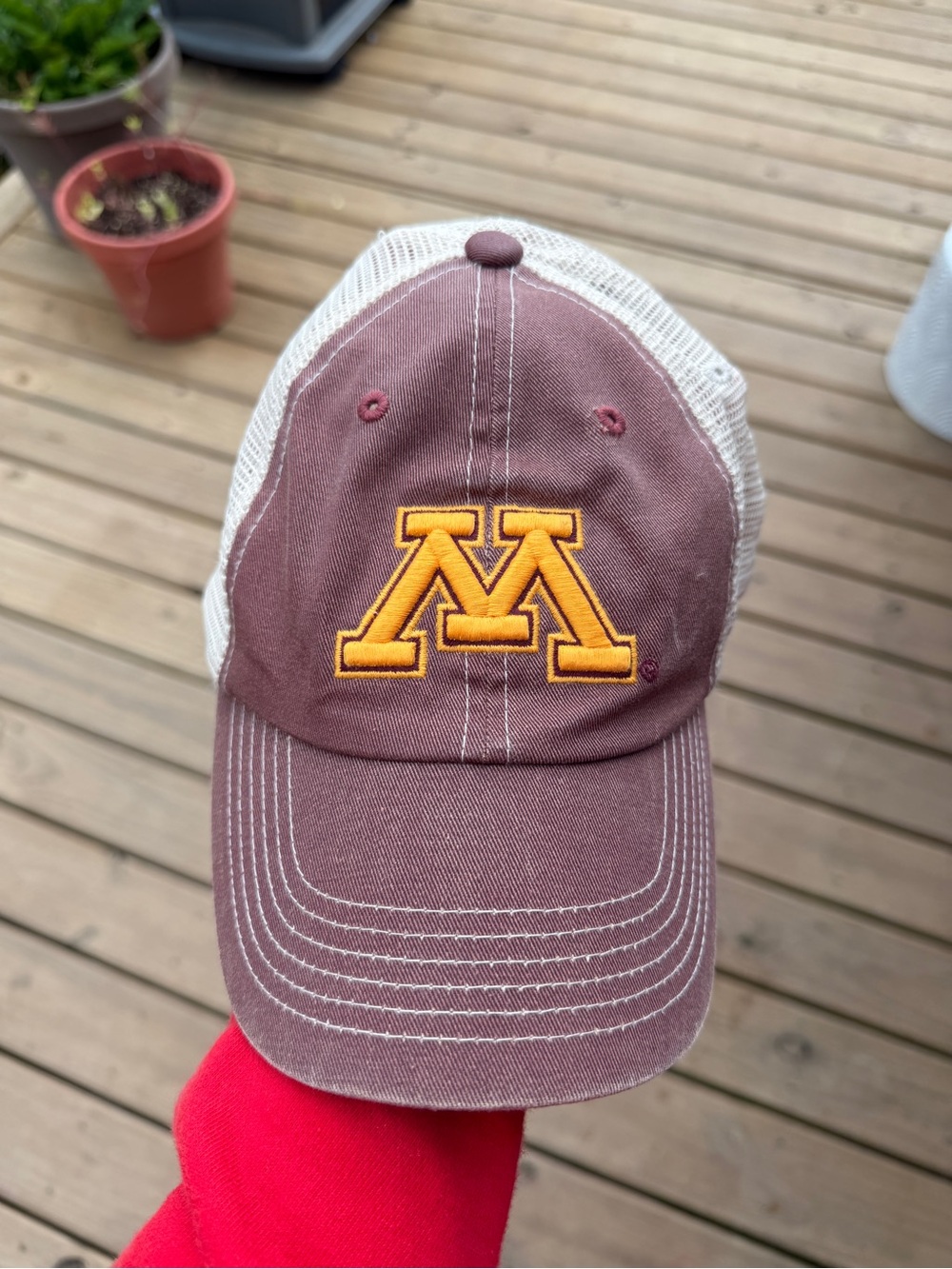 Minnesota Maroon and Gold Meshback Cap